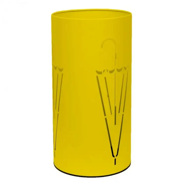 Ομπρελοθήκη - Matt Yellow, Pam & Co, Ø25 x H50 (cm), 23-603