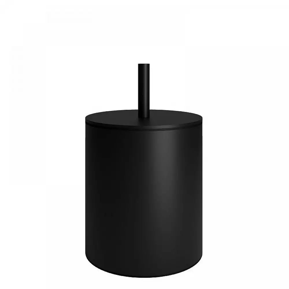 Χαρτοδοχείο 5 Lit - Matt Black, Pam & Co, Ø20 x H35 (cm), 139-403