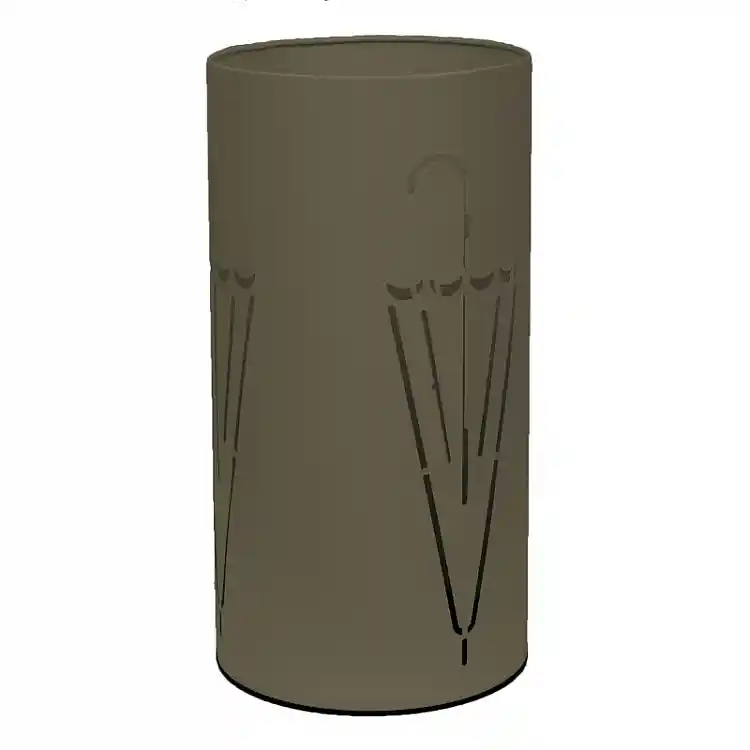 Ομπρελοθήκη - Matt Light Bronze, Pam & Co, Ø25 x H50 (cm), 23-963
