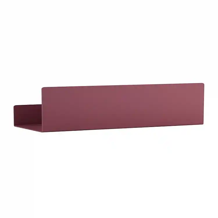 Ράφι / Σπογγοθήκη Μπάνιου (60cm) - Matt Bordeaux, Pam & Co, W60 x D12 x H12 (cm), 6012-153
