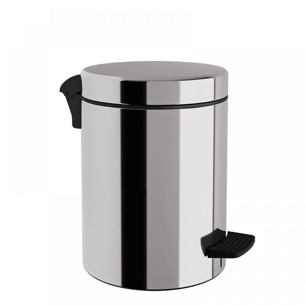 Χαρτοδοχείο 8 Lit, Soft Close - Inox, Pam & Co, Ø23 x H32 (cm), 08-501-001