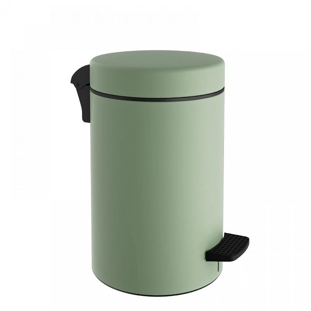 Χαρτοδοχείο 10 Lit Soft Close, No Inner Bucket - Matt Mint, Pam & Co, Ø20 x H37 (cm), 2037-903