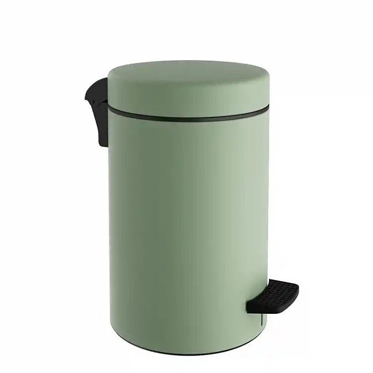 Χαρτοδοχείο 9 Lit Soft Close, No Inner Bucket - Matt Mint, Pam & Co, Ø20 x H36 (cm), 2037-903