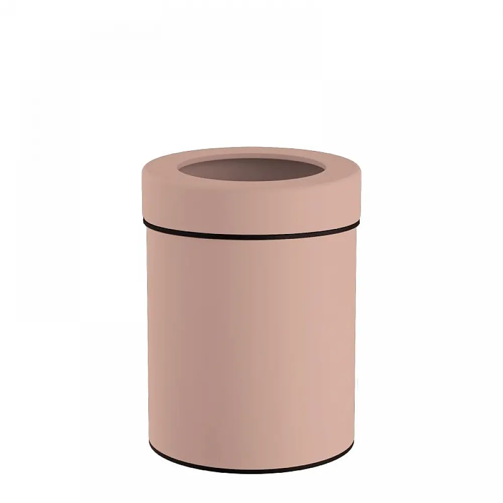 Καλάθι Γραφείου / Δωματίου 6 Lit - Matt Dusty Pink, Pam & Co, Ø20 x H28 (cm), 2128-304