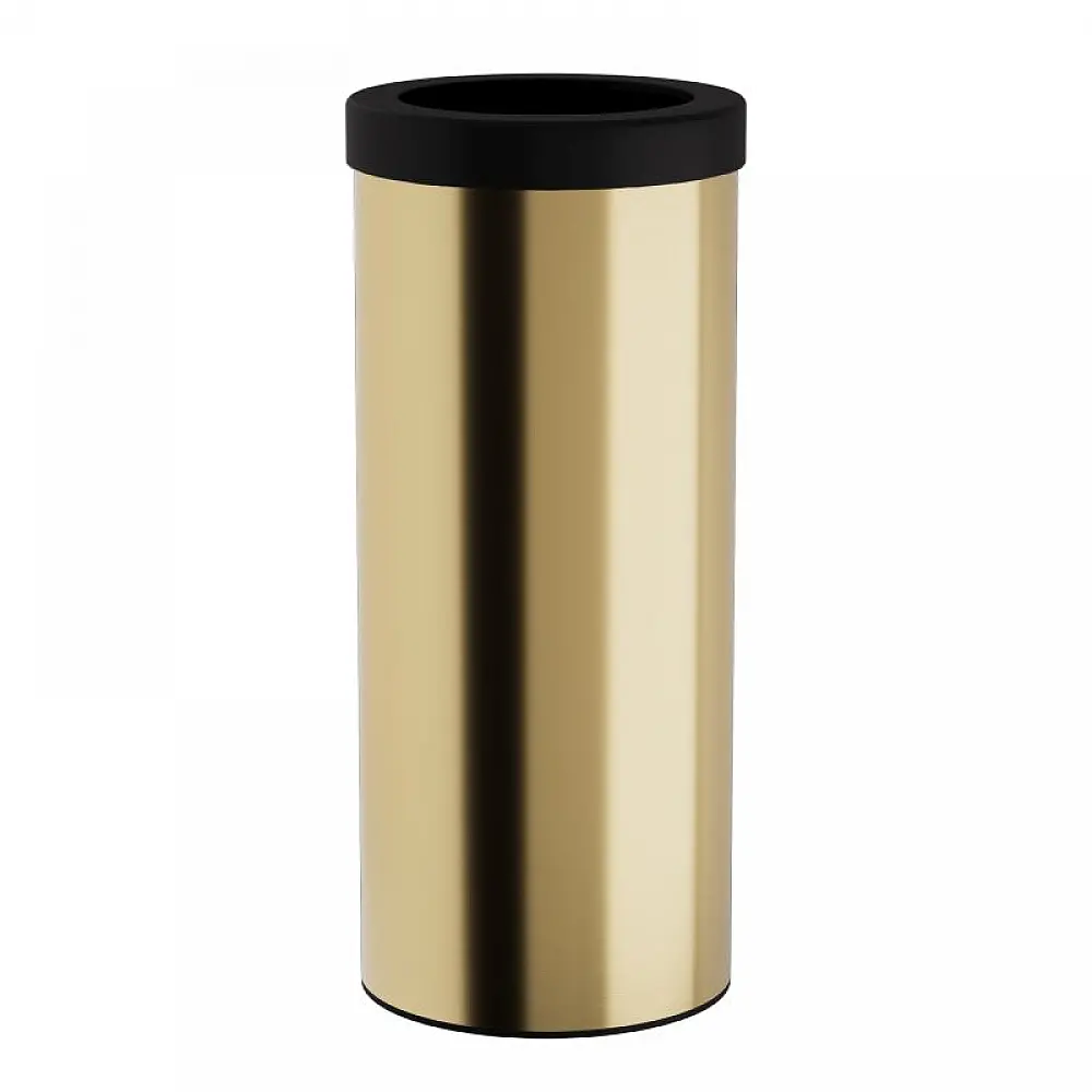 Καλάθι Απορριμμάτων 30 Lit - Brushed Gold, Pam & Co, Ø25 x H57 (cm), 30-2557-023