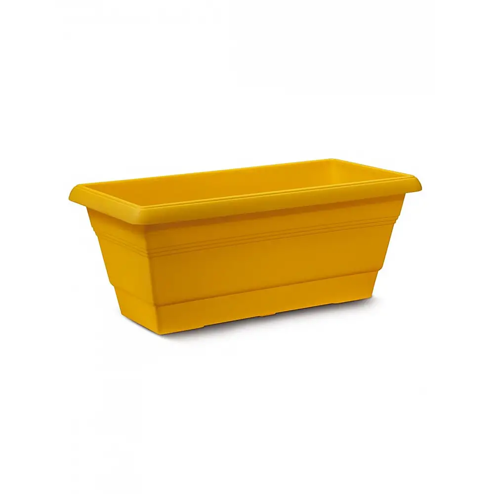 Ζαρντινιέρα FESTONE 50Χ20Χ16 εκ.  κίτρινο - 10.04.0350Υ
