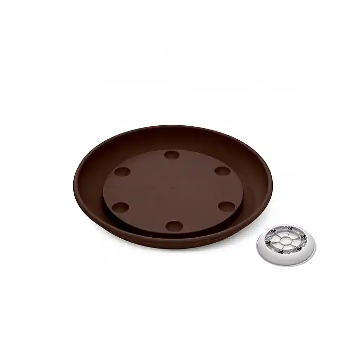 Πιάτο με ρόδες Φ. 30εκ BROWN/KAΦE - 10.04.0930BR