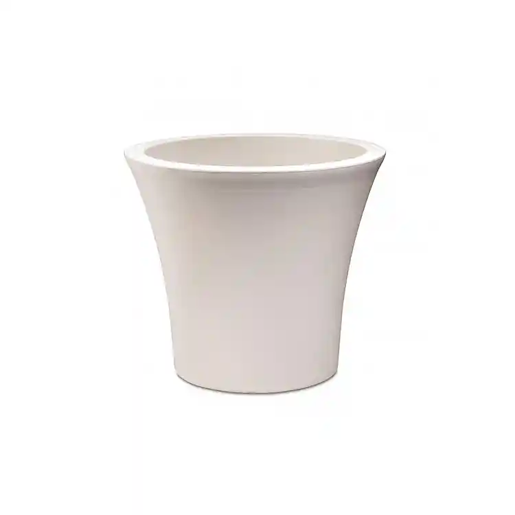 Γλάστρα CITY με ρόδες FLORAL WHITE/ΛEYKΟ 40Χ38 εκ.  - 10.11.0150