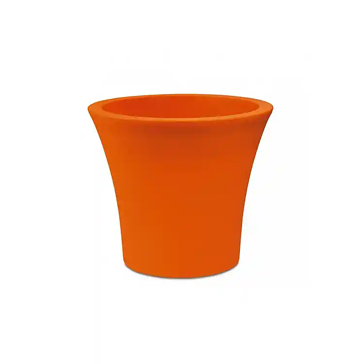 Γλάστρα CITY με ρόδες ORANGE/ΠOPTOKAΛI 40X38 εκ.  - 10.11.0154