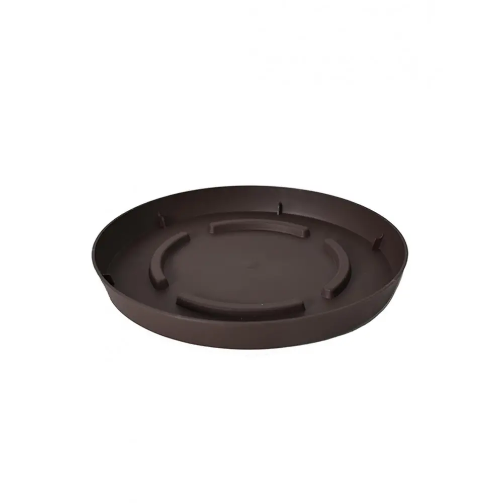 Πιάτο Φ28Χ3. 4εκ.  KAΦE/BROWN - 10.01.00D28BR