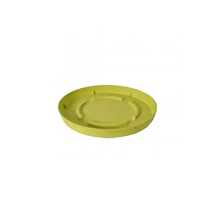 Πιάτο Φ14. 7Χ2εκ.  LIME/ΠPAΣINO - 10.01.00C20LI