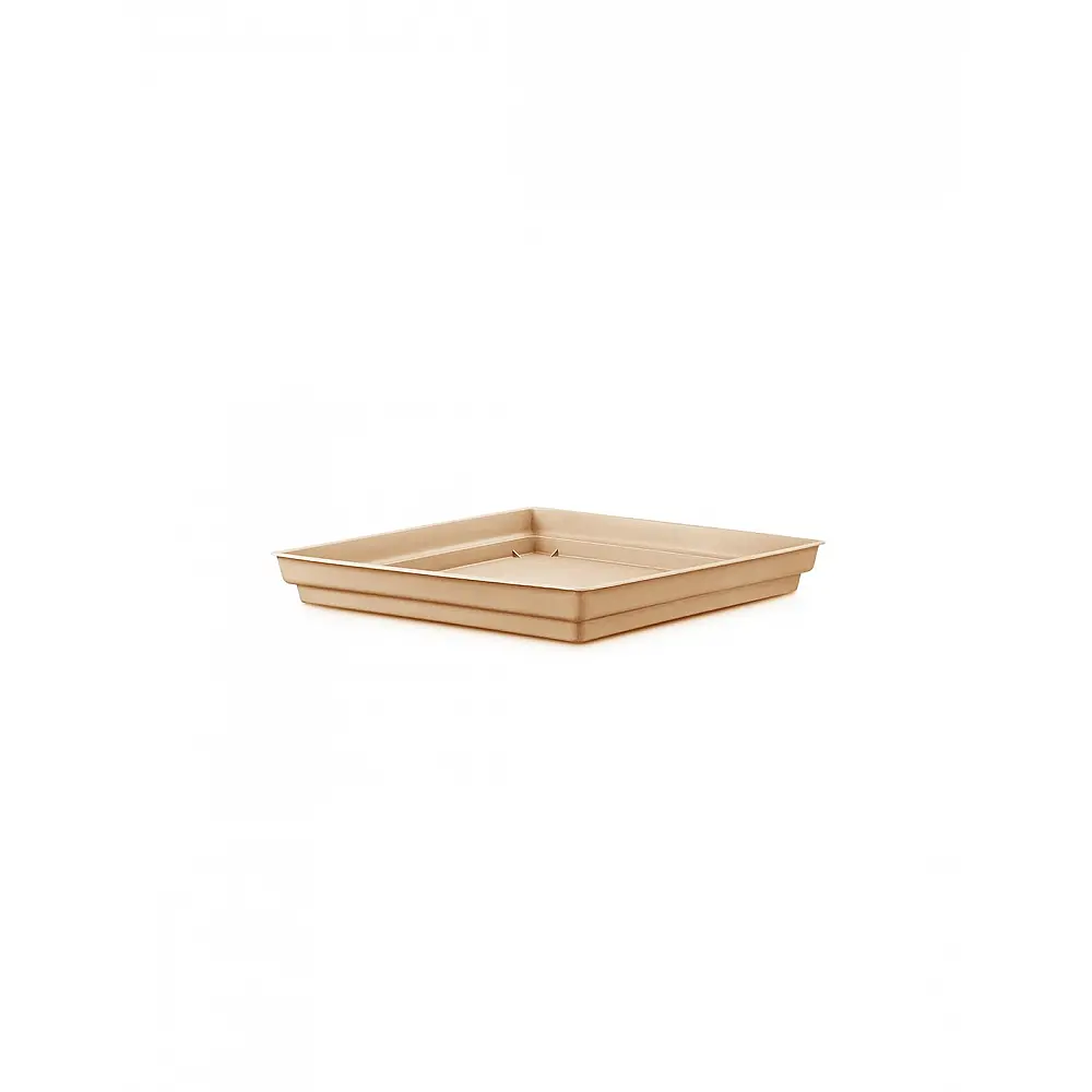 Πιάτο τετρ. 26Χ26Χ3. 6 εκ.  BEIGE/MΠEZ - 10.01.0001