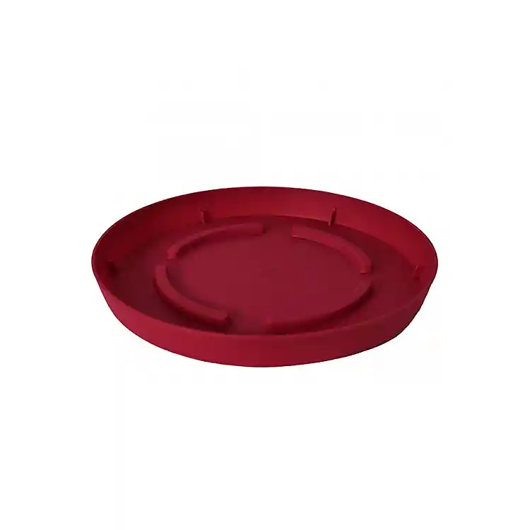 Πιάτο Φ28Χ3. 4εκ.  MΠOPNTΩ/DARK RED - 10.01.00D28DA