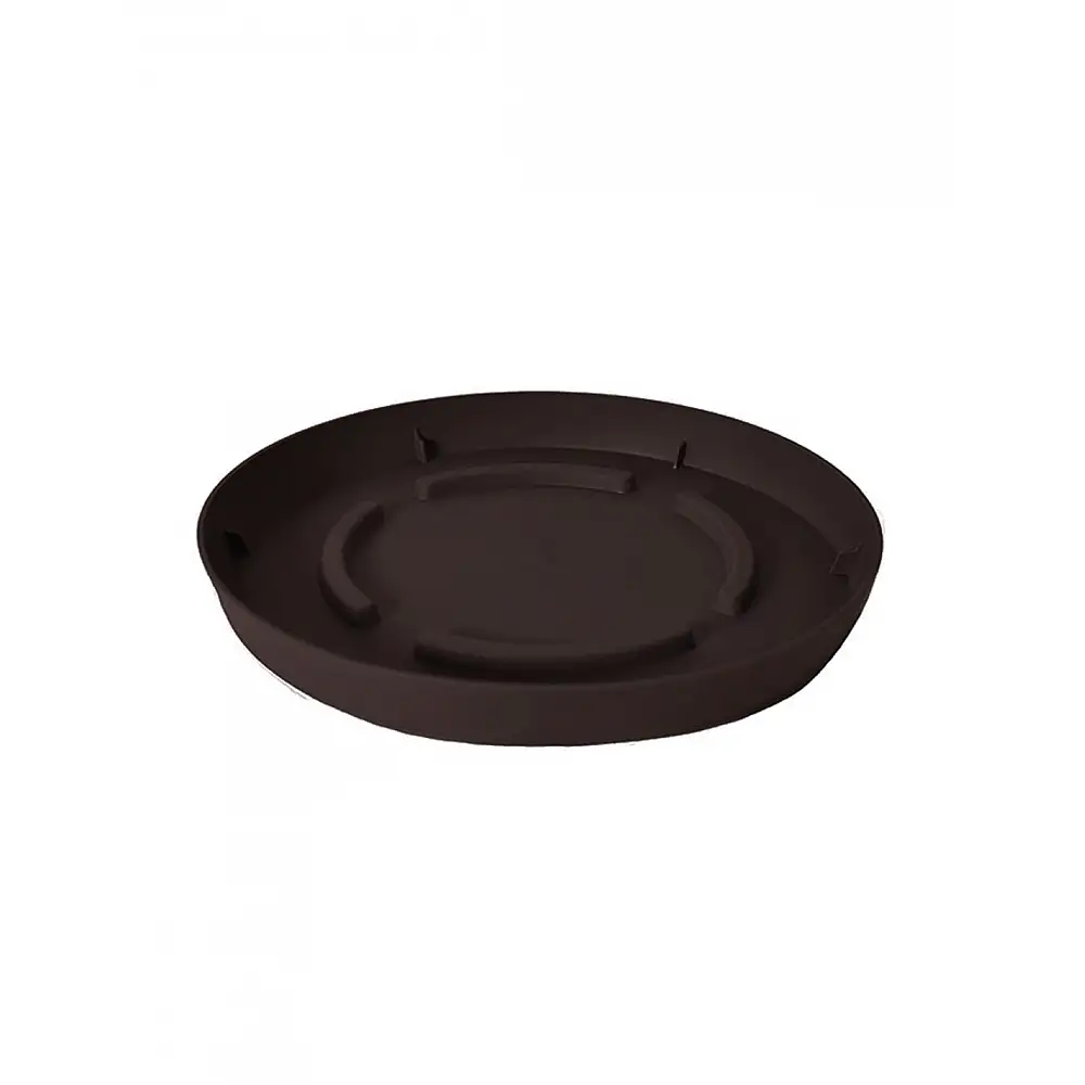 Πιάτο Φ28Χ3. 4εκ.  ΚΑΦΕ METAΛ/RUSTY BROWN - 10.01.00D28RU