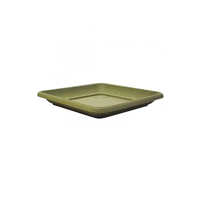 Πιάτο τετρ. 36Χ36Χ5 εκ.  OLIVE GREEN/ΛAΔI - 10.01.0055