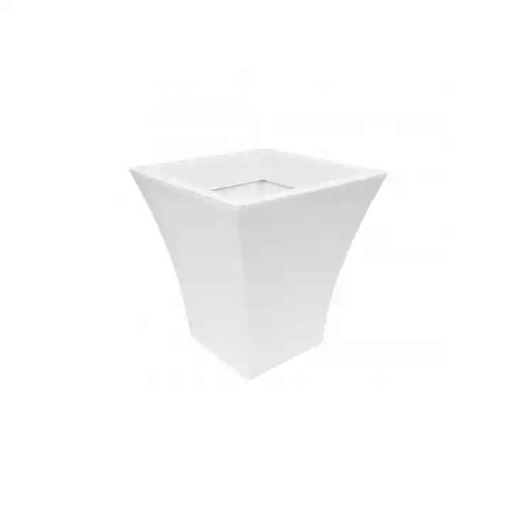 Γλάστρα CITY square 25Χ25Χ27 floral white - 10.12.0003
