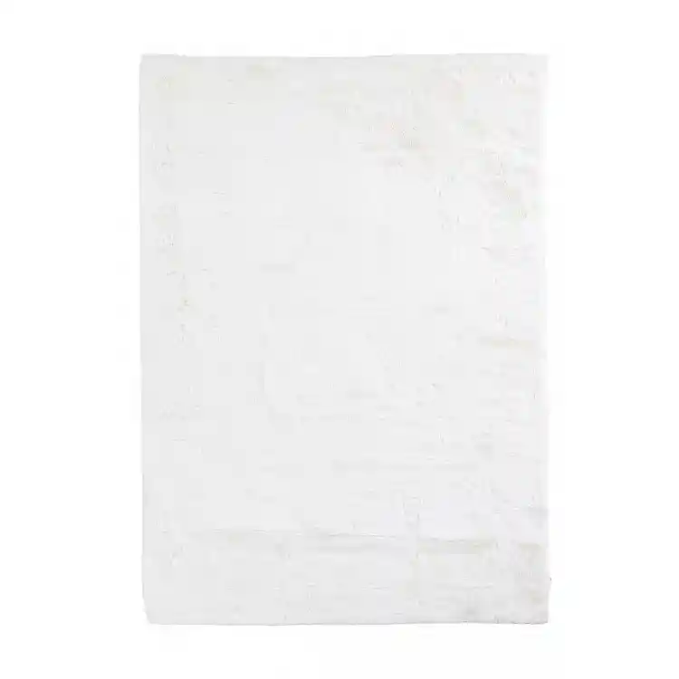 Γούνινο Χαλί BUNNY WHITE Royal Carpet - 67 x 140 cm