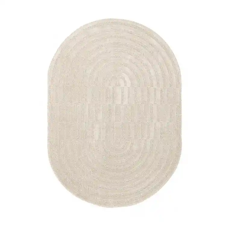 Οβάλ Χαλί Jazz 2972A WHITE OVAL Royal Carpet - 200 x 290 cm