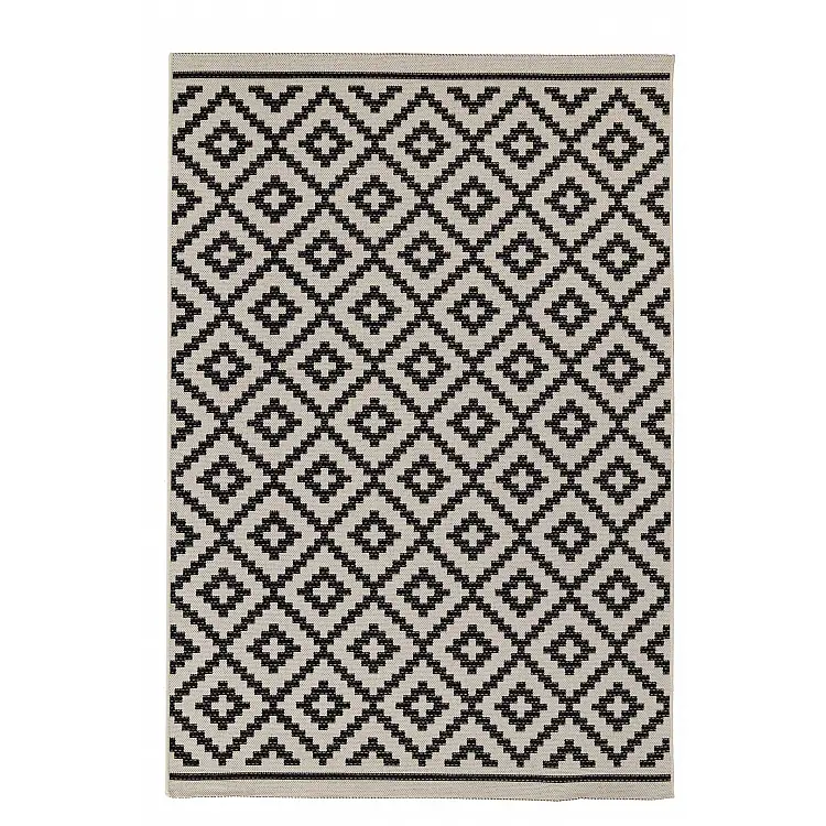 Ψάθα Flox 721W BLACK Royal Carpet - 67 x 140 cm