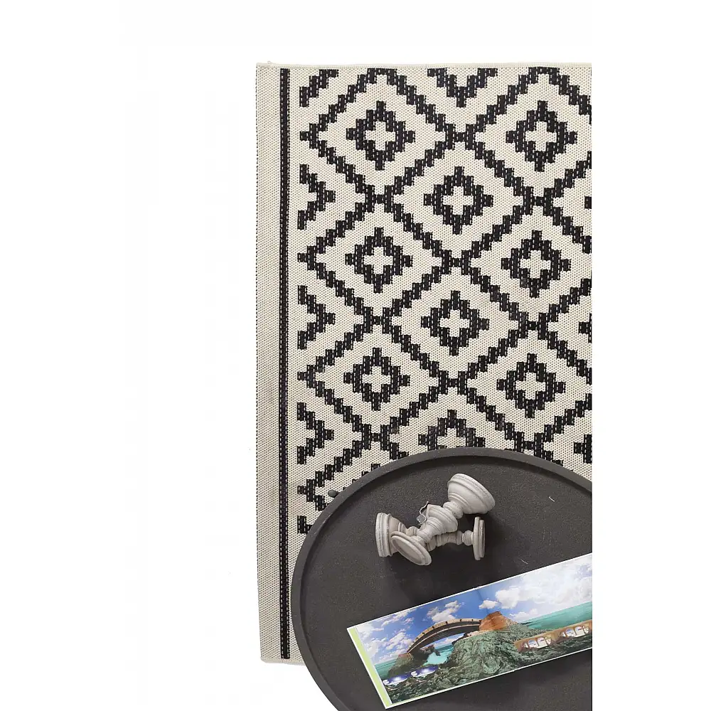 Ψάθα Flox 721W BLACK Royal Carpet - 67 x 140 cm