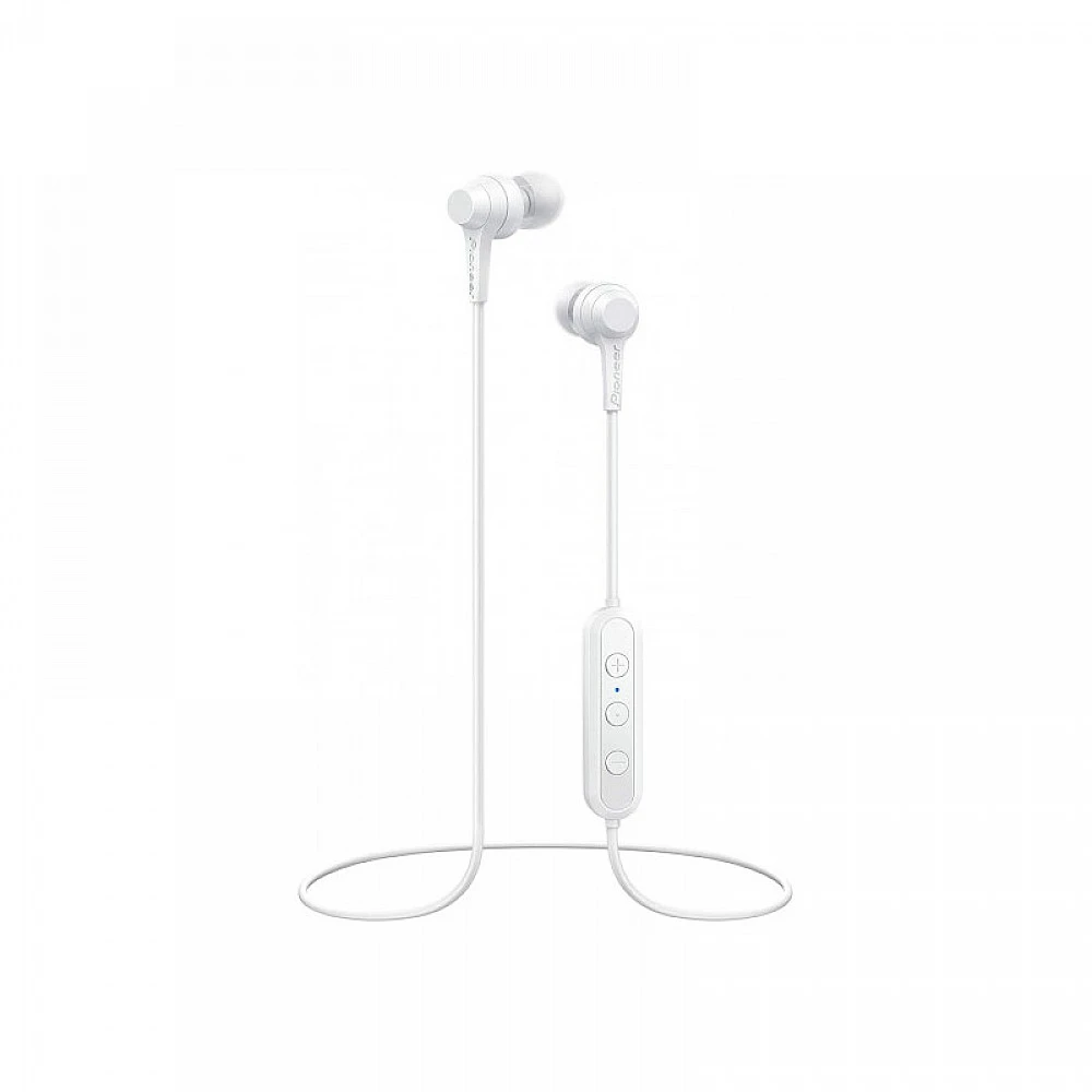 Ασύρματα Ακουστικά Bluetooth Χρώματος Λευκό Earphones Pioneer C4 SE-C4BT-W