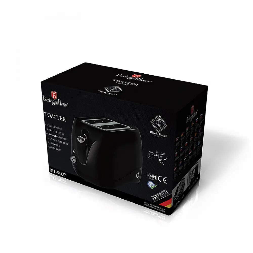 Φρυγανιέρα 840 W Berlinger Haus Black Collection BH-9027 Φρυγανιέρα 840 W Berlinger Haus Black Collection BH-9027