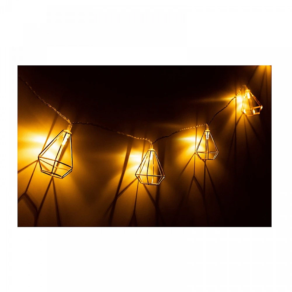 Ηλιακή Γιρλάντα με 10 Λαμπτήρες LED Gem SPM 40050176 Ηλιακή Γιρλάντα με 10 Λαμπτήρες LED Gem SPM 40050176