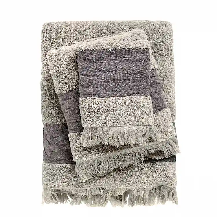 DAS HOME Σετ Πετσέτες 3 Τεμάχια Daily 0745 Taupe 530708180745