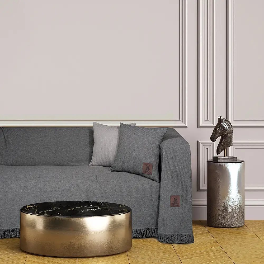 GREENWICH POLO CLUB Ριχτάρι 180x250 Essential 3914 Γκρι Σκούρο 206182503914