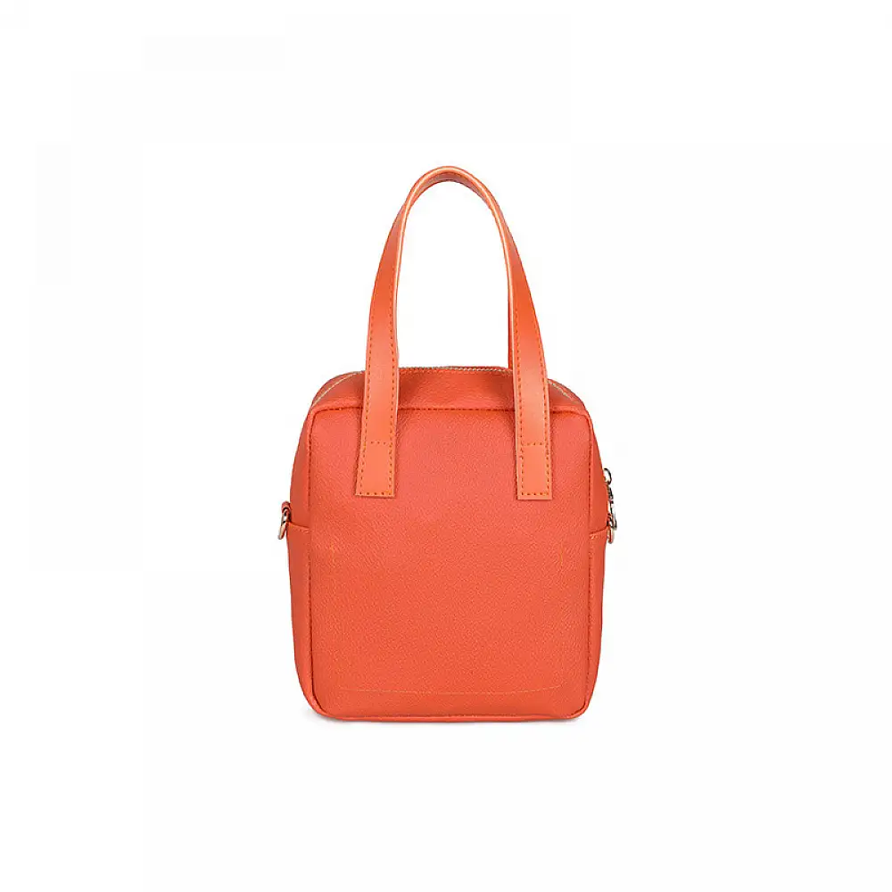 Γυναικεία Τσάντα Χειρός Χρώματος Πορτοκαλί Beverly Hills Polo Club 1106 668BHP0144