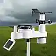 VEVOR 7-σε-1 Wi-Fi Μετεωρολογικός Σταθμός, Οθόνη TFT 177.8 mm, Ασύρματος Ηλιακός Εξωτερικός Αισθητήρας, Βροχόμετρο, Εσωτερικού-Εξωτερικού για Πρόγνωση Καιρού, Ταχύτητα & Κατεύθυνση Ανέμου, Θερμοκρασία, Υγρασία, Βροχόπτωση TYNQXZWIFI75YOYUJ001V2
