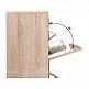Ξύλινη Παπουτσοθήκη 60 x 24 x 120 cm Χρώματος Καφέ Ανοιχτό VASAGLE LBC03NL