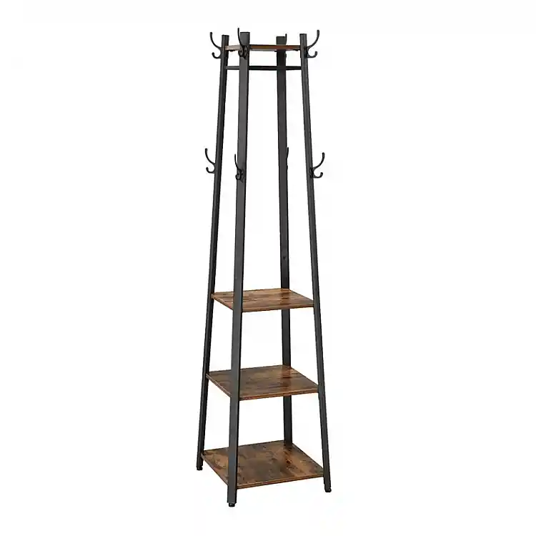 Μεταλλικός Καλόγερος με 3 Ράφια 45 x 45 x 181 cm VASAGLE LCR80X