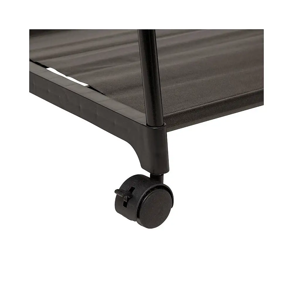 5FIVE Simply smart Τροχήλατη Μεταλλική Κρεμάστα Ντουλάπα "Intissa " Μαύρη Ύψος 156 cm 209376