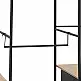 5FIVE Simply smart Μεταλλική Ντουλάπα "Tissa" 116 x 40 x 176 εκ με Ξύλινα Ράφια και Υφασμάτινα Συρτάρια 193595