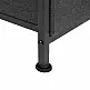 5FIVE Simply smart Μεταλλική Ντουλάπα "Tissa" 116 x 40 x 176 εκ με Ξύλινα Ράφια και Υφασμάτινα Συρτάρια 193595
