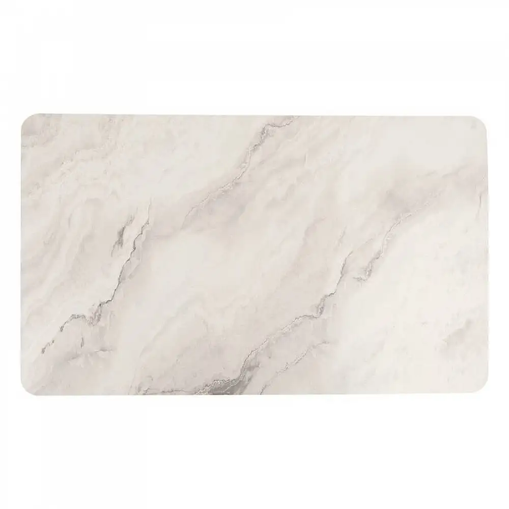 5FIVE Simply smart Αντιολισθητικό Χαλί 75 × 45 cm με εφέ Λευκό Μάρμαρο 202470A-WMarble