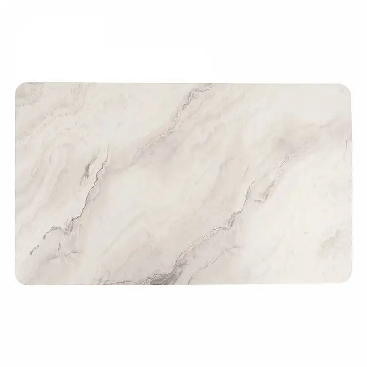 5FIVE Simply smart Αντιολισθητικό Χαλί 75 × 45 cm με εφέ Λευκό Μάρμαρο 202470A-WMarble