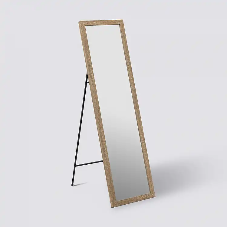 5FIVE Simply smart Καθρέφτης Δαπέδου Πλήρους Υψούς 125 cm Φυσικό Ξύλο 121110A-Oak