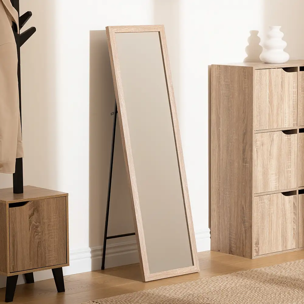 5FIVE Simply smart Καθρέφτης Δαπέδου Πλήρους Υψούς 125 cm Φυσικό Ξύλο 121110A-Oak