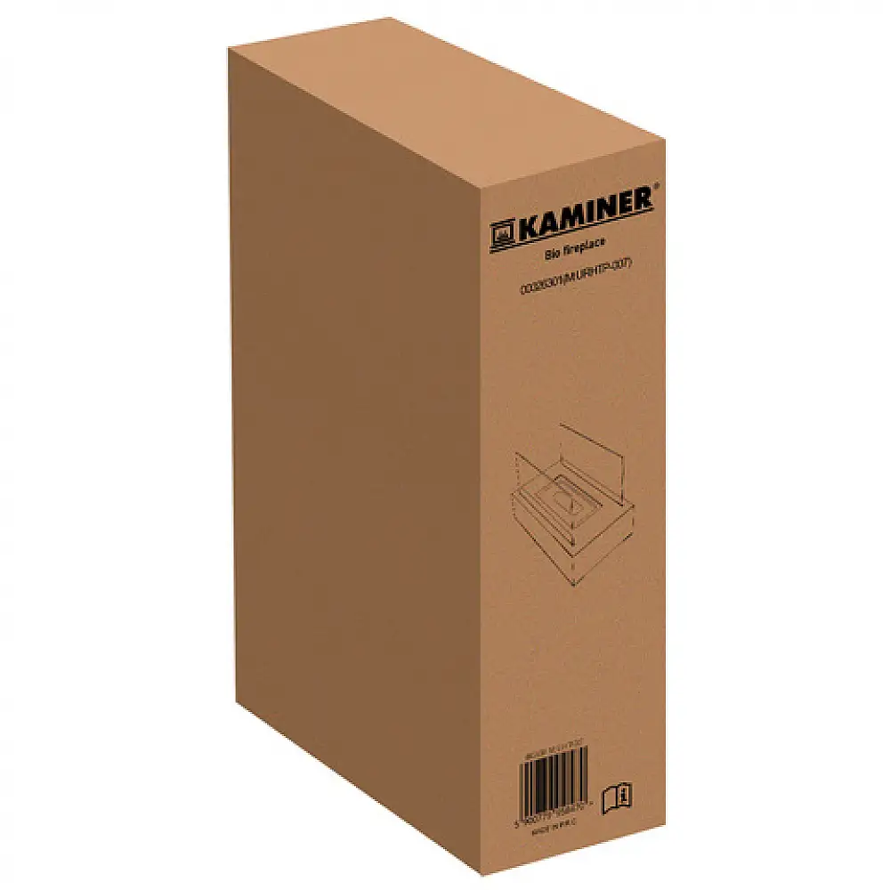 Kaminer Επιτραπέζιο Τζάκι Βιοαιθανόλης 35x18x16.5cm Εσωτερικού και Εξωτερικού Χώρου 26301