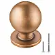 VEVOR Στρογγυλά Πόμολα Ντουλαπιών, Σετ 12 Τεμ., Ø25 x 32mm, Αντικέ Μπρονζέ CJXNYQ12PCS0E1OAF001V0