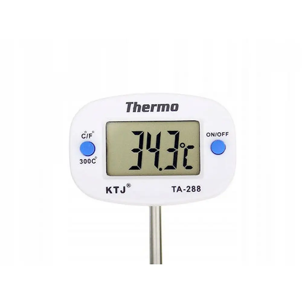 Verk Group Ψηφιακό Θερμόμετρο Κουζίνας LCD για Κρέας και Υγρά με Αισθητήρα 5907451300701