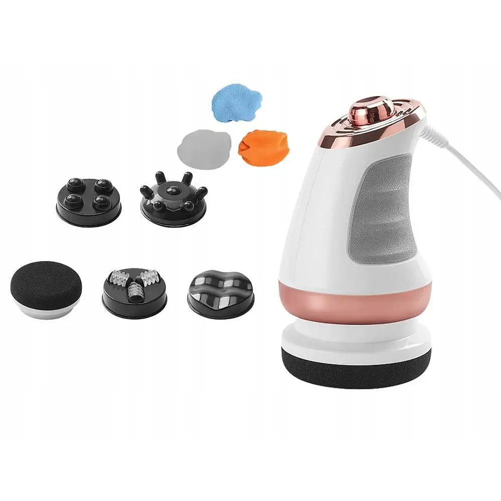 Verk Group Συσκευή Μασάζ Αδυνατίσματος για Κοιλιά και Γλουτούς με 5 Ανταλλακτικά 5907451364376