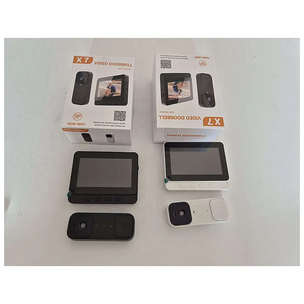 Verk Group Έξυπνο Κουδούνι Πόρτας Video Doorbell με Ενσύρματη Οθόνη (Non-WiFi) με Τυχαία Επιλογή Χρωμάτων 5907451377093