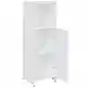 vidaXL Στήλη Μπάνιου Λευκή 30 x 30 x 95 εκ. από Επεξ. Ξύλο 802588