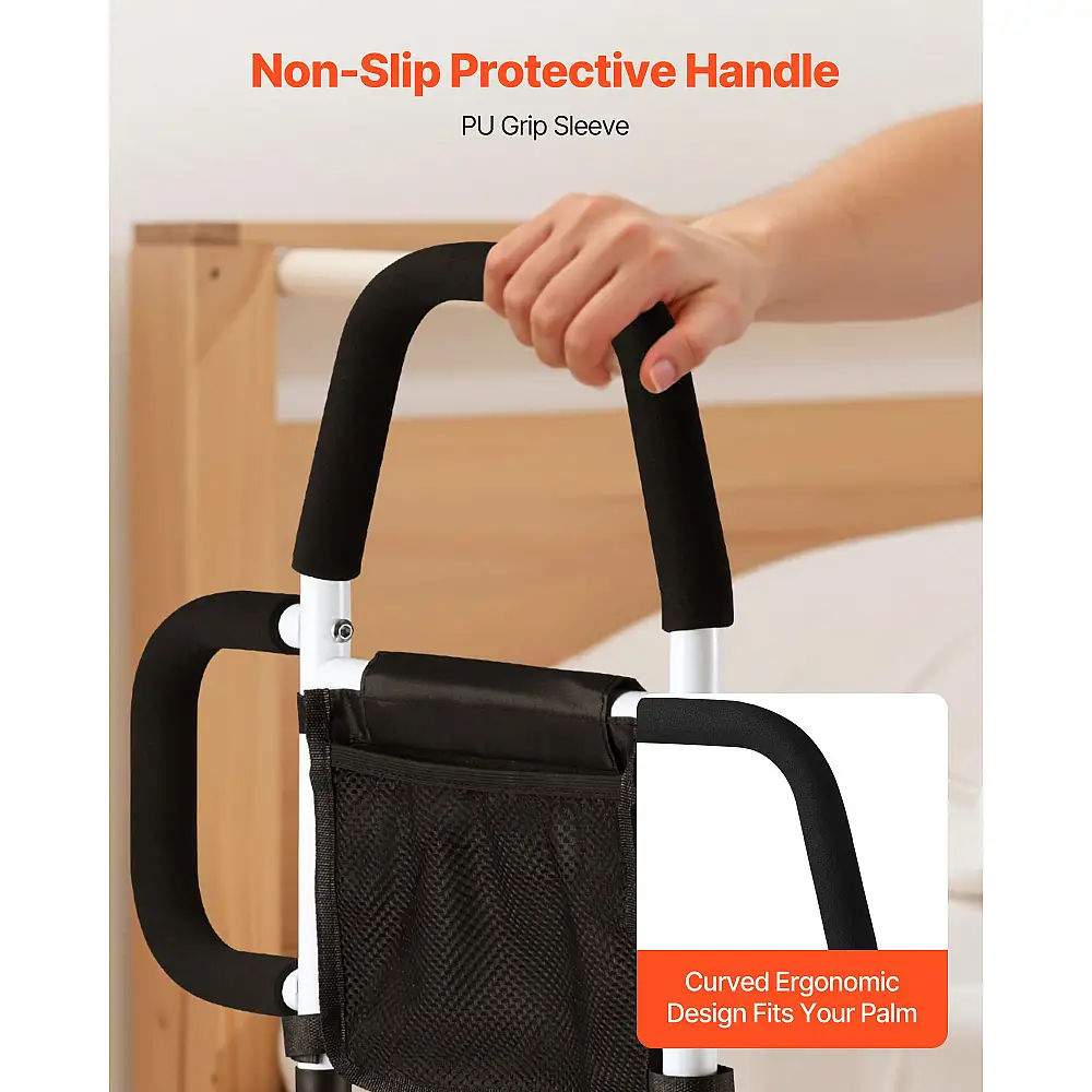 VEVOR Ρυθμιζόμενη Λαβή Κρεβατιού για Ηλικιωμένους, Ανθεκτική έως 136kg, Ευκολία Εγκατάστασης WZTSCBSWTBZC1IAUU001V0