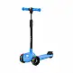 Tulano Πτυσσόμενο Τρίτροχο Scooter με LED για Παιδιά από 3 ετών, Μπλε, Αντοχή έως 50 kg 5903796019261