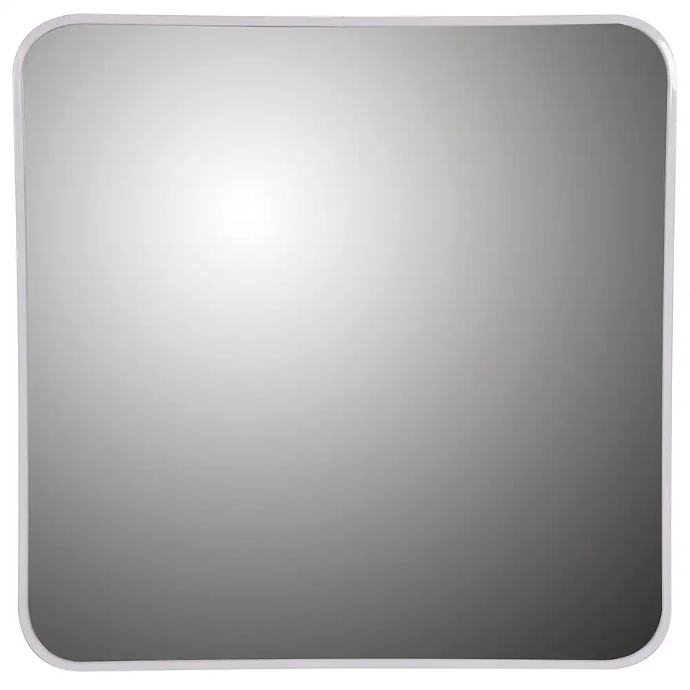 Galileo Καθρέφτης τοίχου 60,5x60,5 εκ με αλουμινένιο πλαίσιο μοντέρνου σχεδιασμού σε λευκό χρώμα Sibilla 5922553