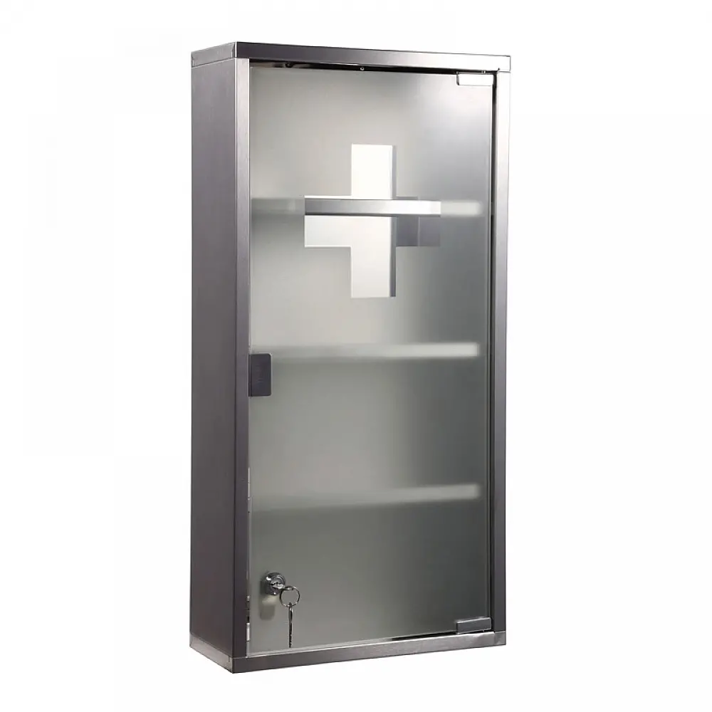 Μεταλλικό Ντουλάπι Φαρμακείου 60 x 30 x 12 cm Χρώματος Ασημί HOMCOM 02-0330